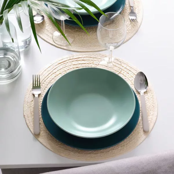 سرویس غذاخوری 18 پارچه ایکیا مدل FARGKLAR