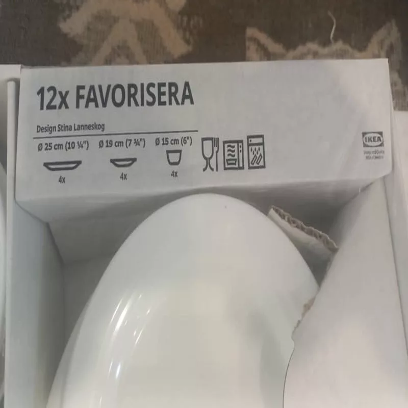 سرویس غذاخوری 12 پارچه ایکیا مدل FAVORISERA کد 404.586.00