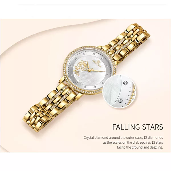 ساعت مچی عقربه ای زنانه نیوی فورس مدل 5017 GW