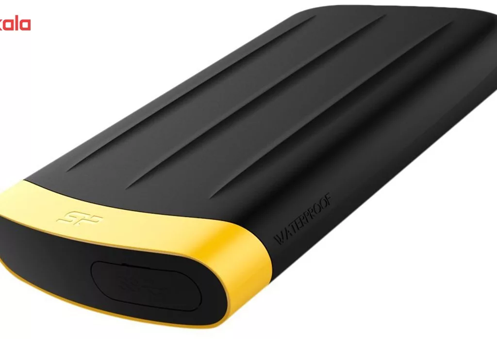 هارد اکسترنال سیلیکون پاور مدل Armor A65 ظرفیت دو ترابایت دارای رابط USB Type-A 3.2