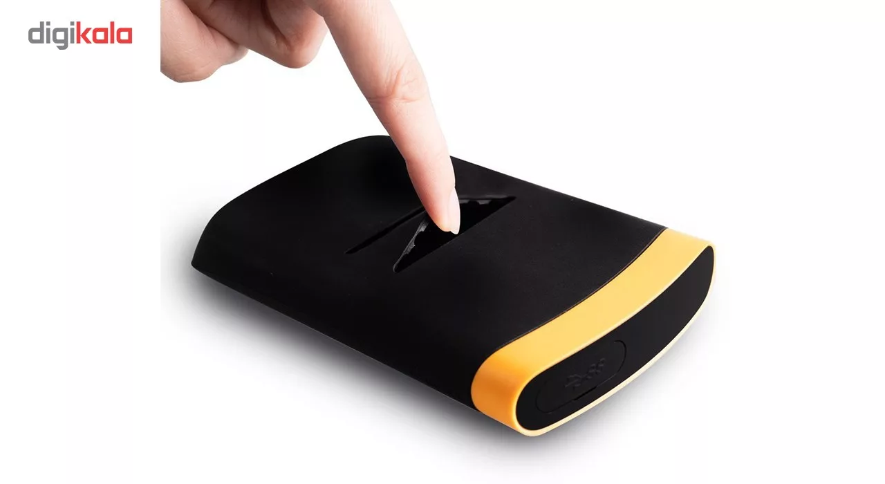 هارد اکسترنال سیلیکون پاور مدل Armor A65 ظرفیت دو ترابایت دارای رابط USB Type-A 3.2