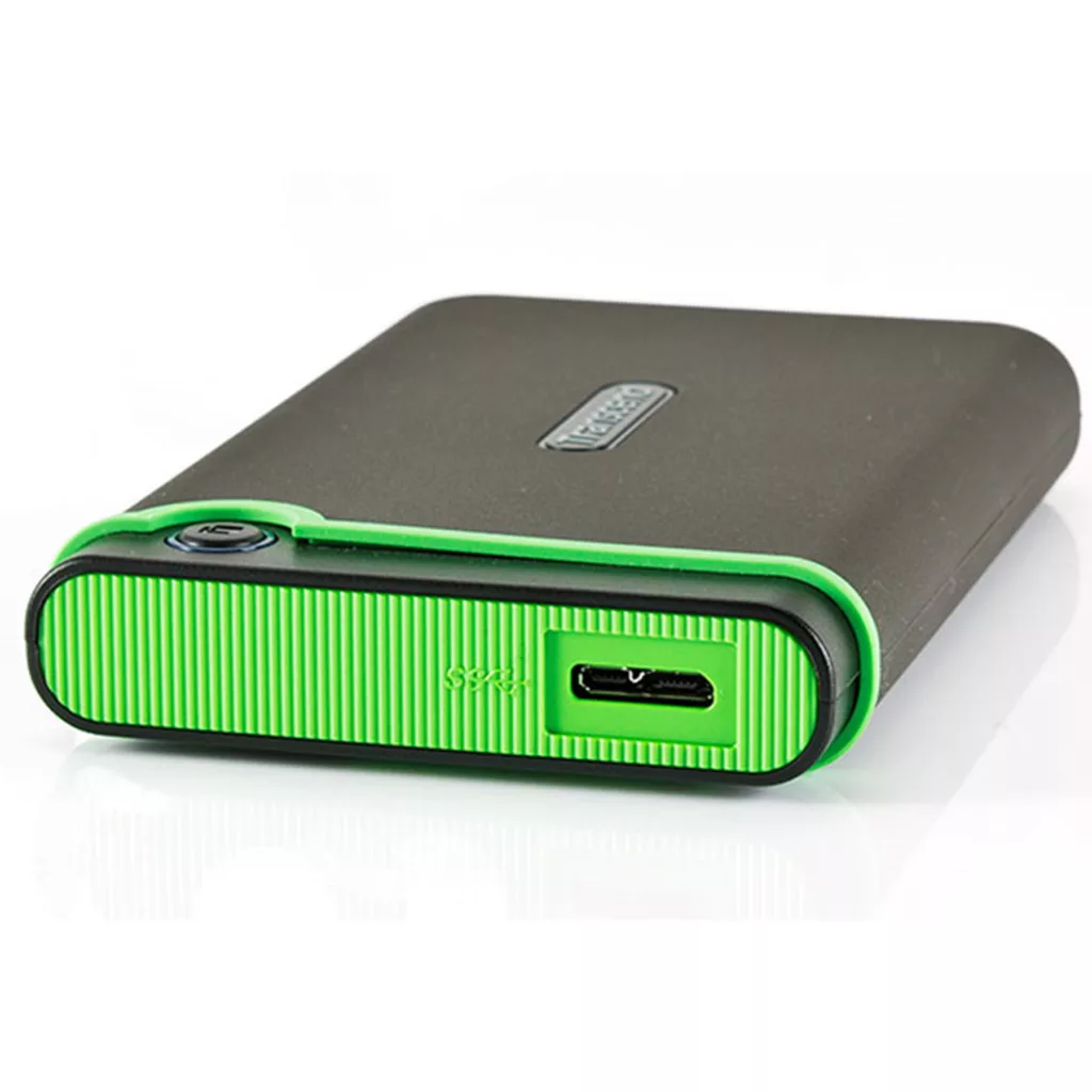 هارد اکسترنال ترنسند مدل StoreJet 25M3 ظرفیت 4 ترابایت ظرفیت چهار ترابایت دارای رابط USB Type-A 2.0