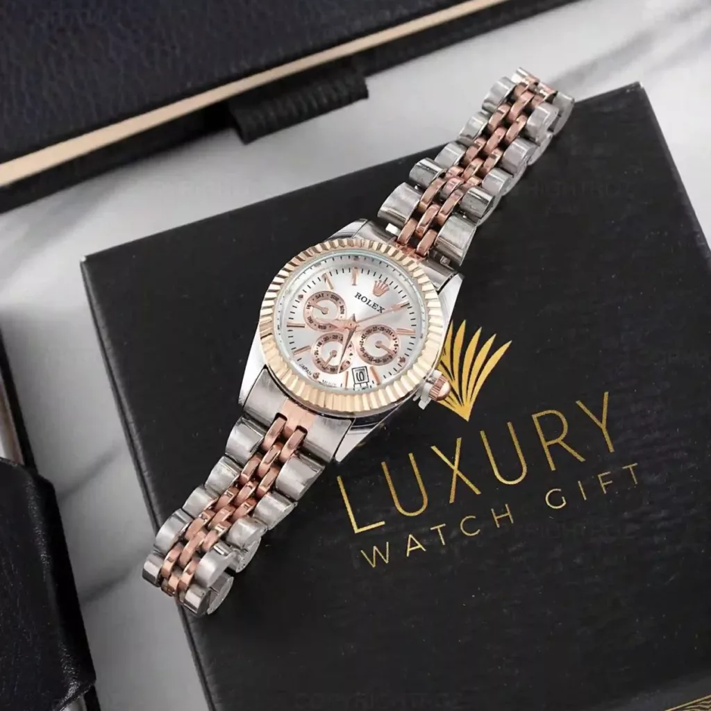 ساعت مچی عقربه ای زنانه  مدل تک موتور کد rozn08