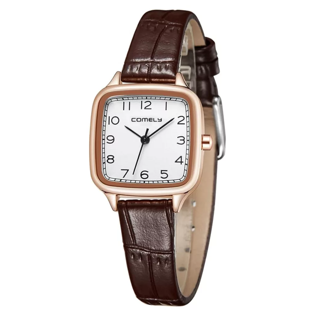 ساعت مچی عقربه‌ای کوارتز زنانه کملی مدل کلاسیک مربع 110D