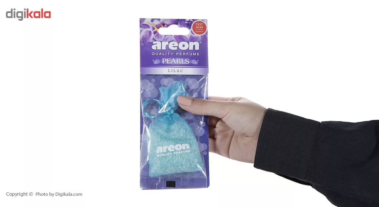 خوشبو کننده ماشین آرئون مدل Pearls با رایحه یاس بنفش