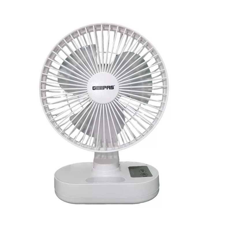 پنکه شارژی جی پاس مدل GF21157 ظرفیت 10000 میلی آمپر ساعت