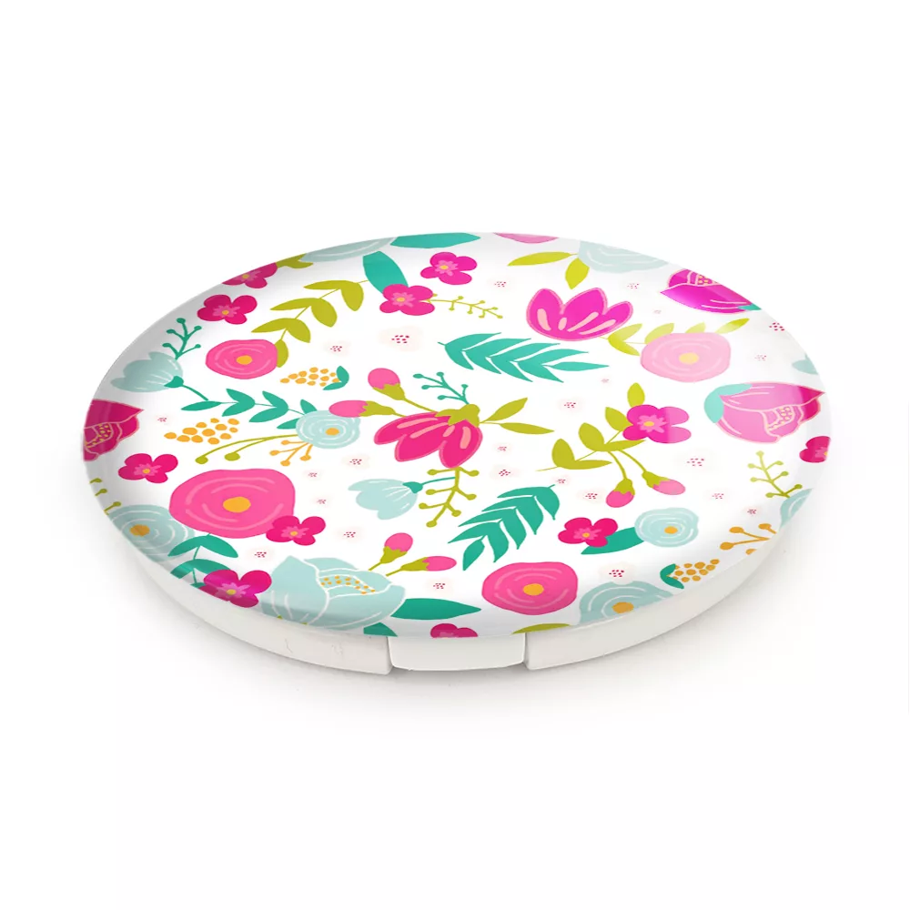 آینه جیبی خندالو طرح گل گلی مدل تاشو کد 29055