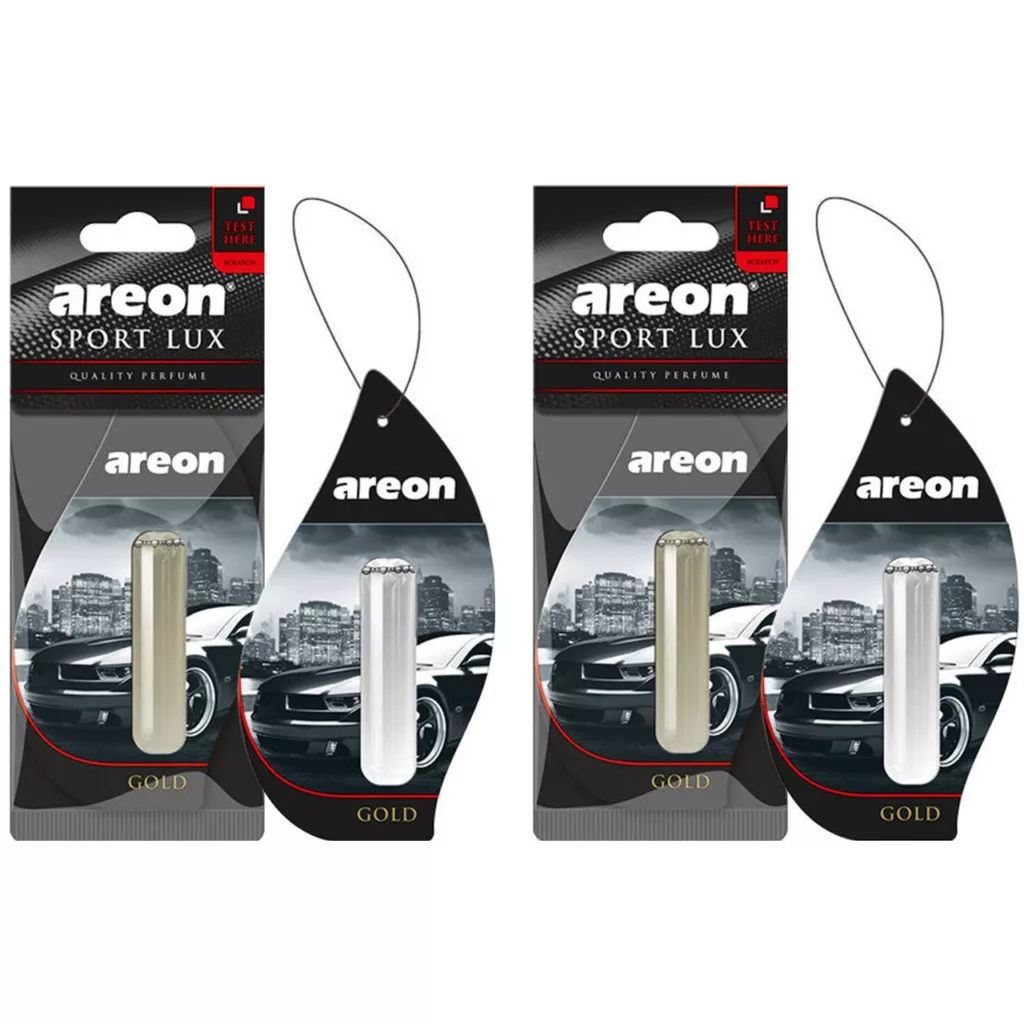 خوشبو کننده ماشین آرئون مدل Lux Liquid Gold- بسته 2 عددی