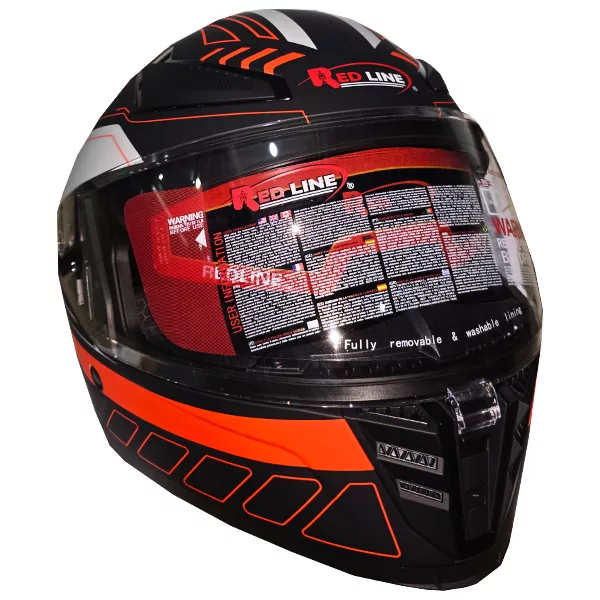 کلاه کاسکت فک ثابت ردلاین مدل عینکدار کد RE_942