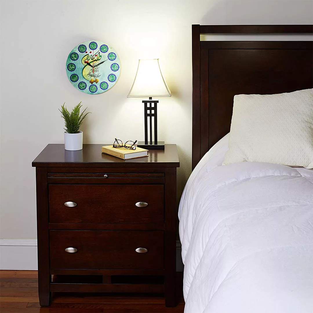 ساعت دیواری طرح و ان یکاد و دوازده امام کد 1282