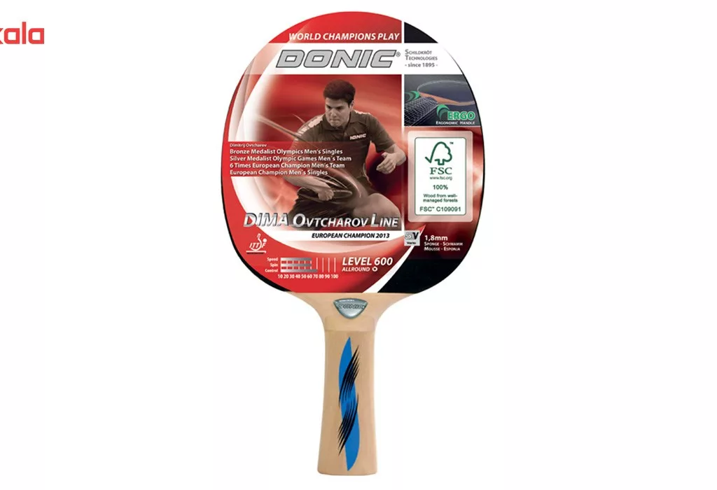 راکت پینگ پنگ دونیک مدل Ovtcharov Line Level 600