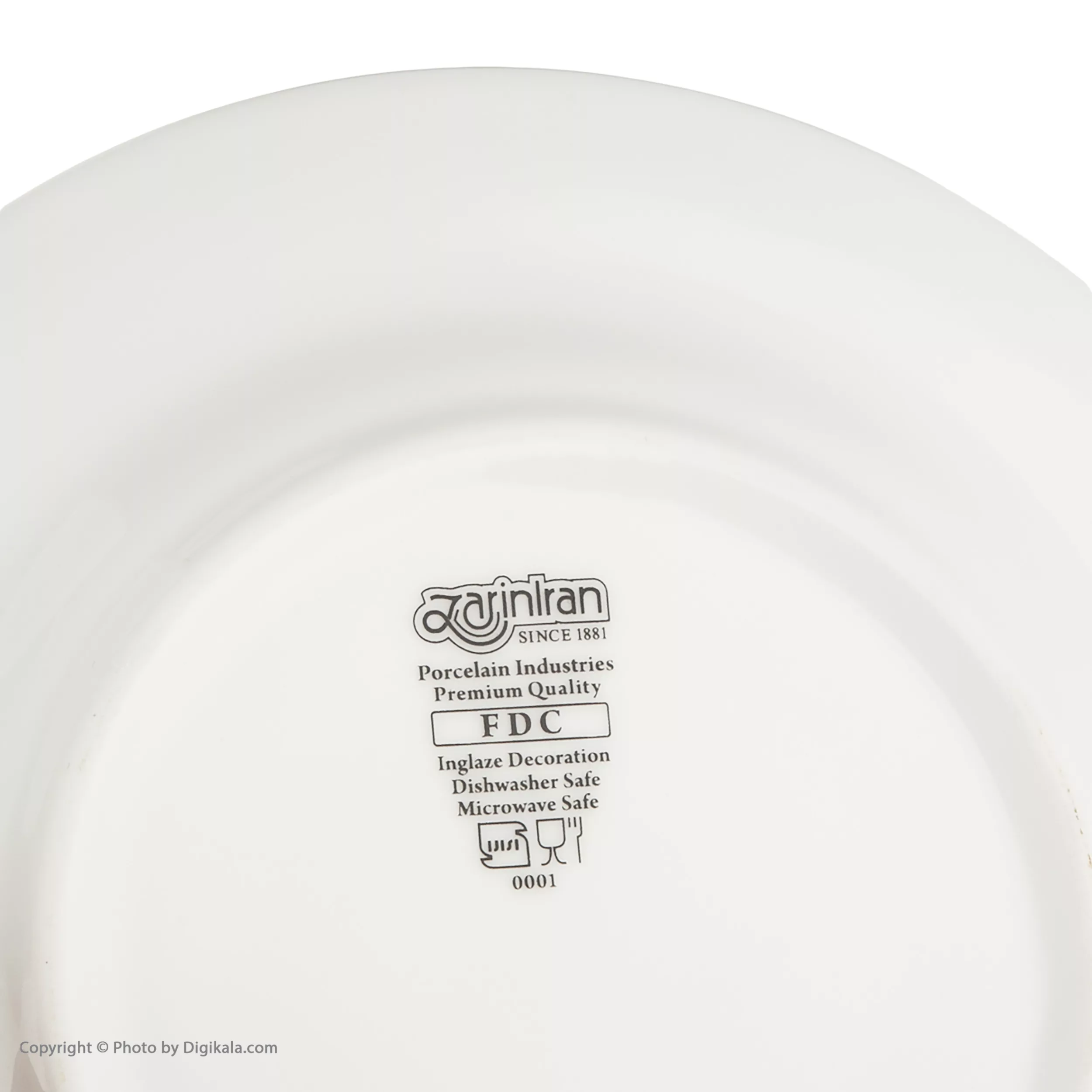 سرویس غذاخوری 28 پارچه چینی زرین ایران سری ایتالیا اف مدل فلورانس