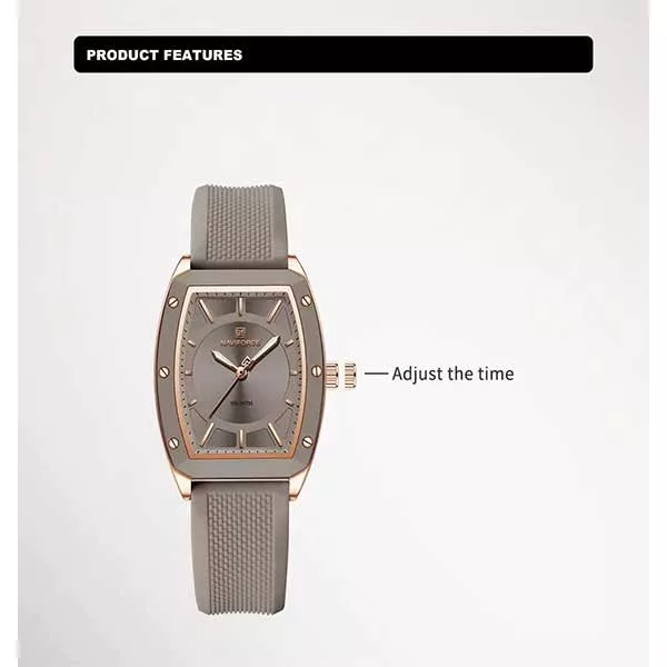 ساعت مچی عقربه‌ای کوارتز زنانه نیوی فورس مدل NF5049RGGY