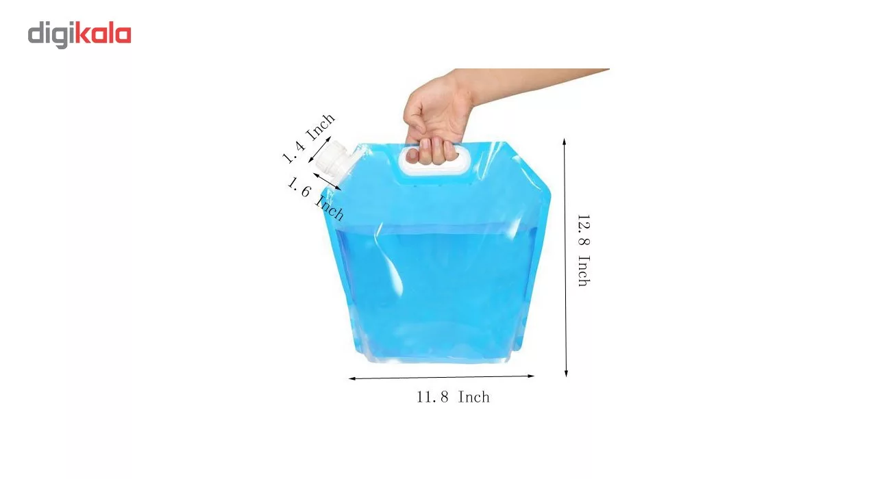 ظرف آب مدل تاشو 5 لیتری