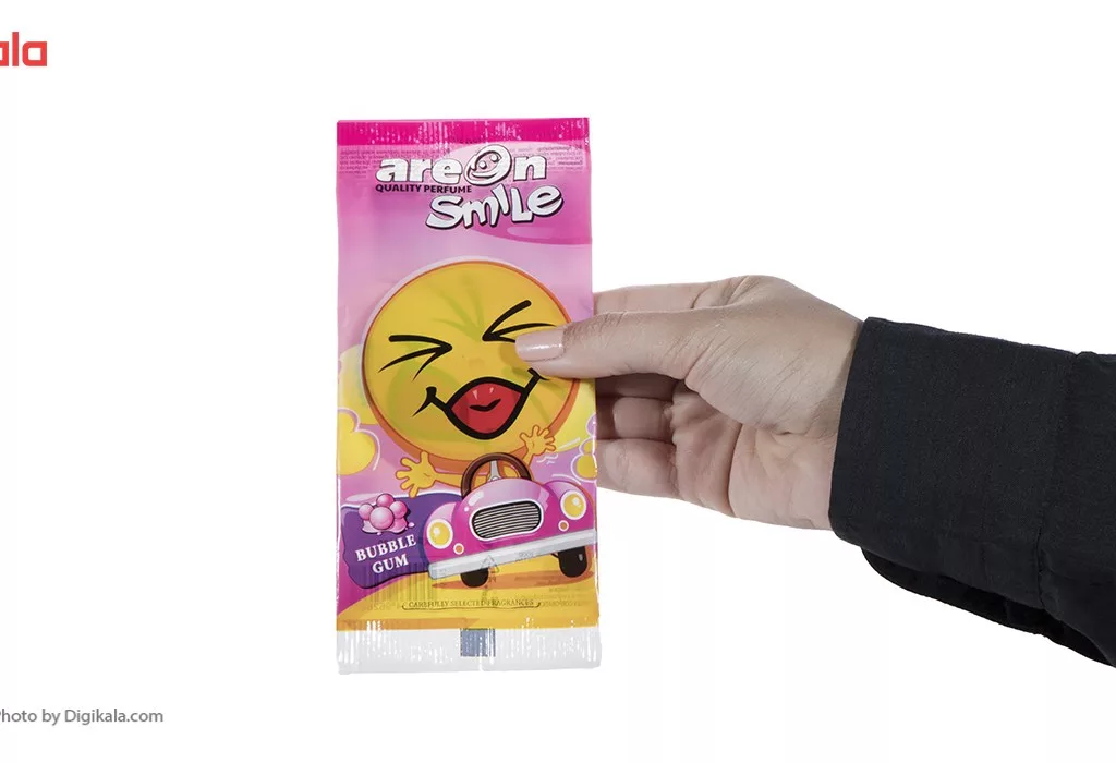 خوشبو کننده ماشین آرئون مدل Smile با رایحه آدامس بادکنکی