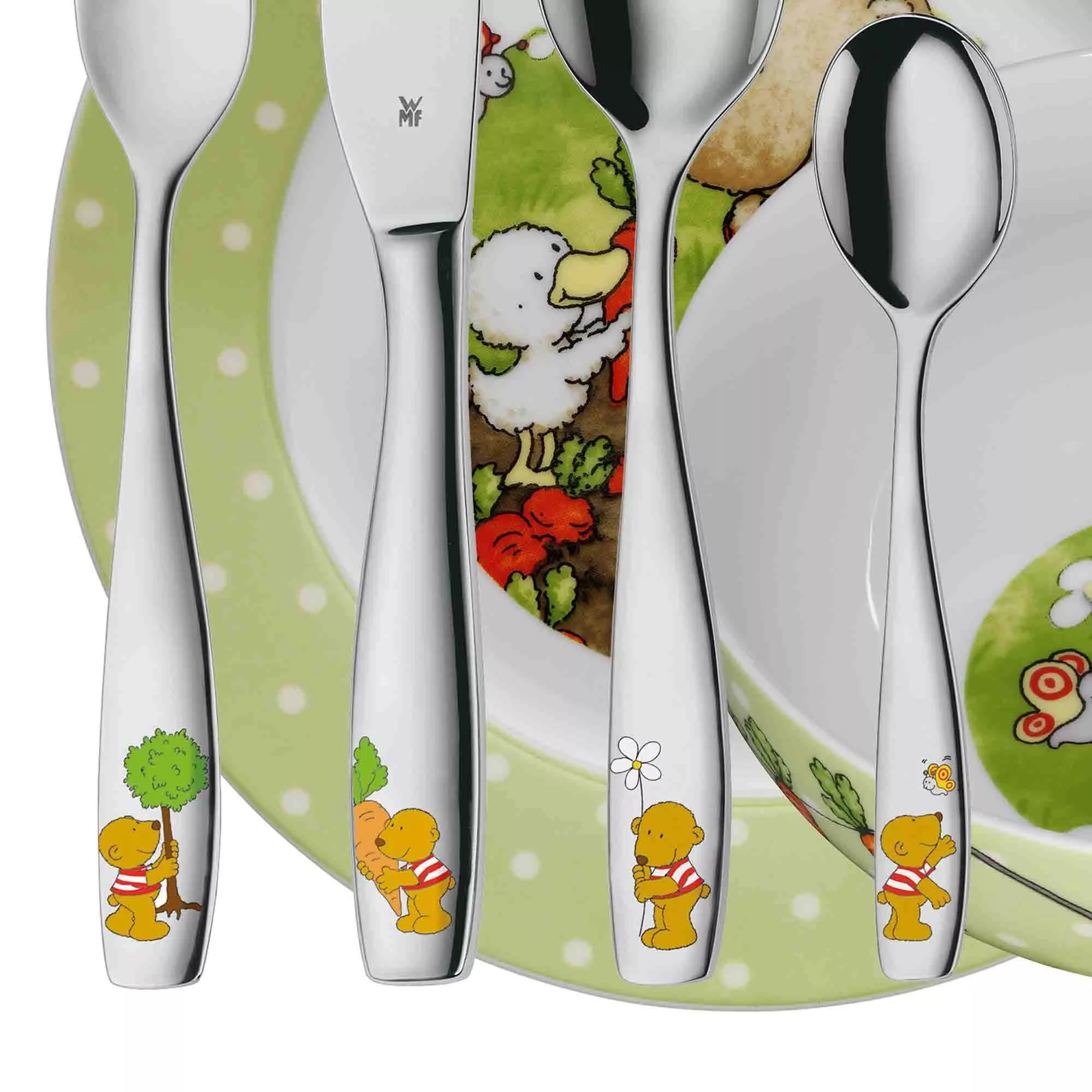 سرویس غذاخوری 6 پارچه کودک دبلیو ام اف مدل Pitzelpatz