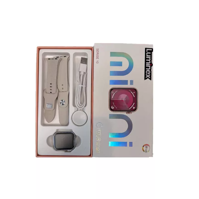 ساعت هوشمند 1.93 اینچی لومینکس مدل GW10 mini با دو بند سیلیکونی