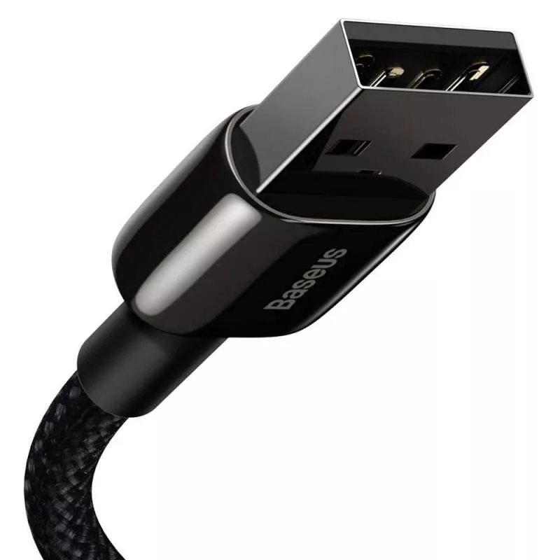 کابل تبدیل USB به لایتنینگ باسئوس مدل Tungsten fast charging data طول 1 متر