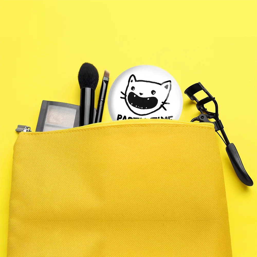 آینه جیبی خندالو مدل گربه خوشحال کد 29295