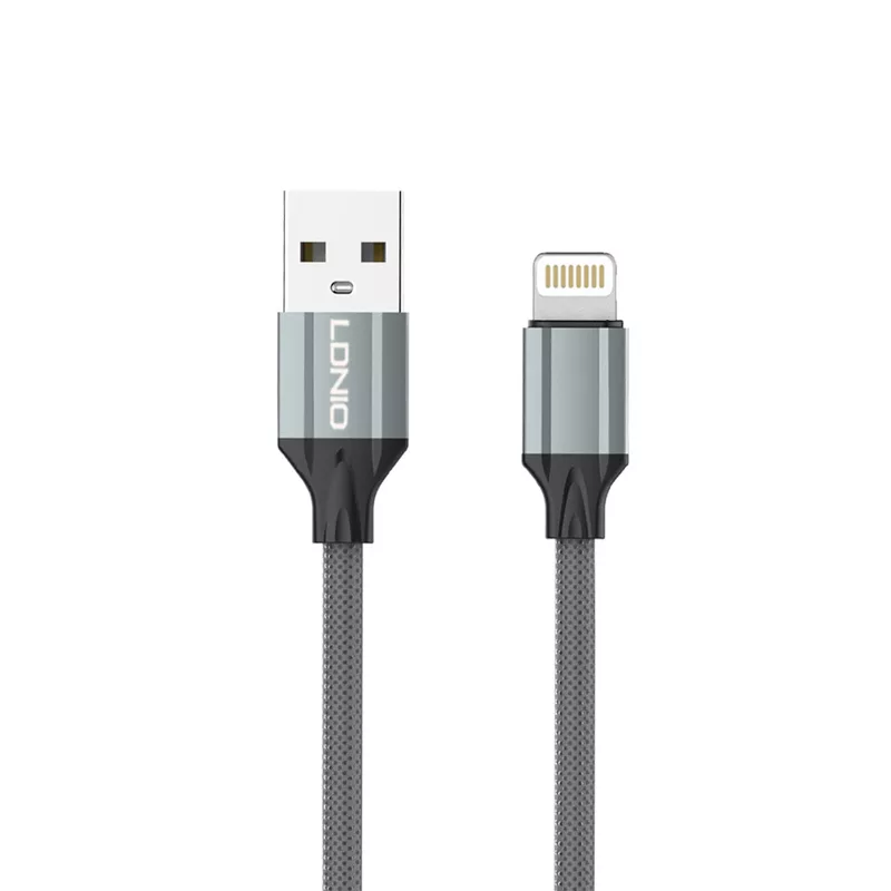 کابل تبدیل USB به  لایتنینگ الدنیو مدل LS441 طول 1  متر