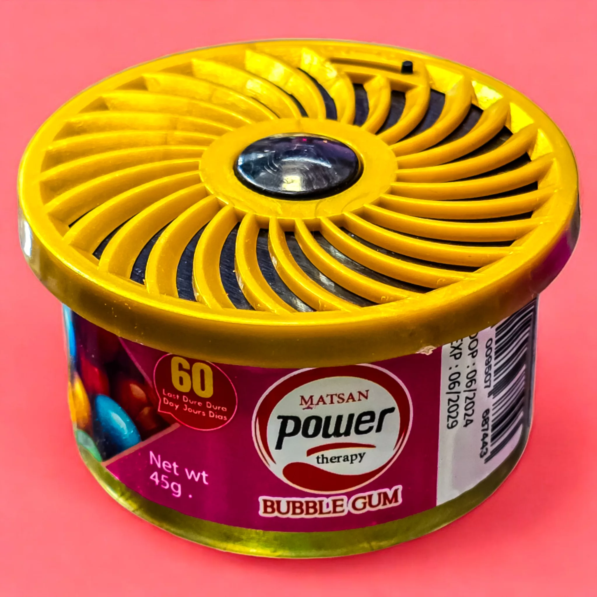 خوشبو کننده خودرو پاور مدل کنسروی - آدامس وزن ۴۵ گرم