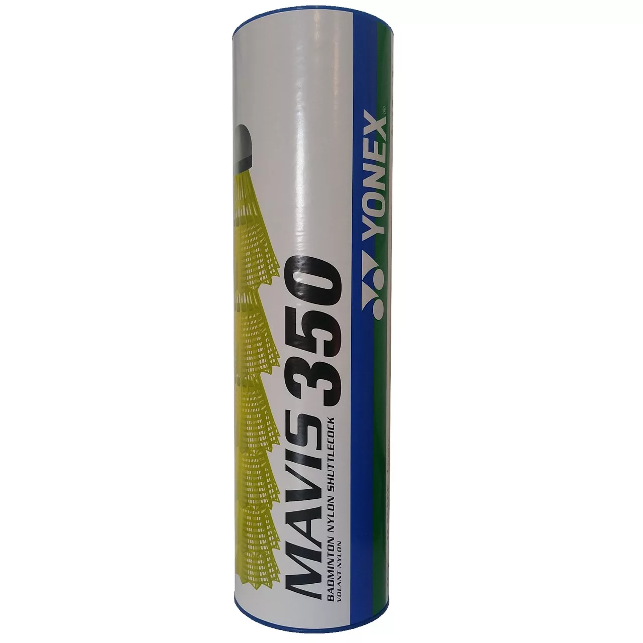 توپ بدمینتون یونکس مدل زرد فسفری Mavis 350 بسته 6 عددی