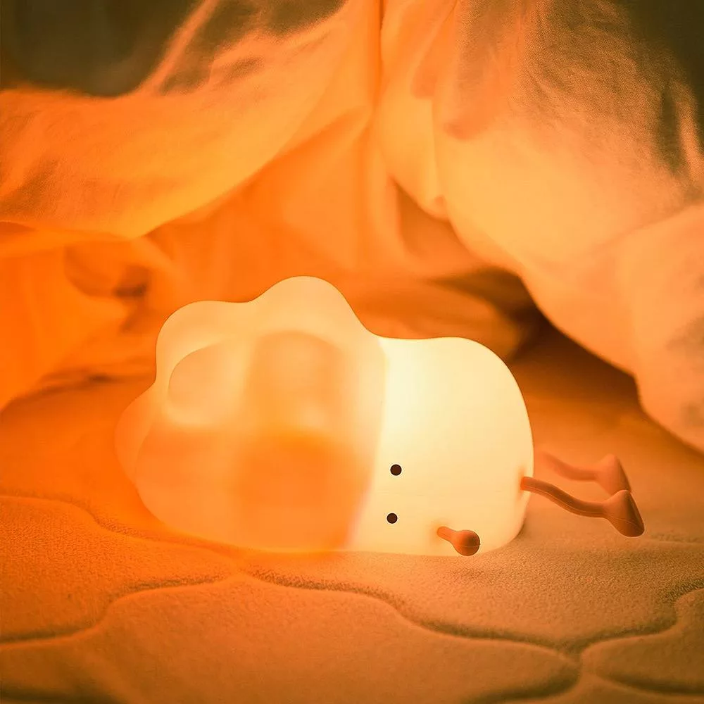 چراغ خواب کودک مدل سیلیکونی طرح کلم