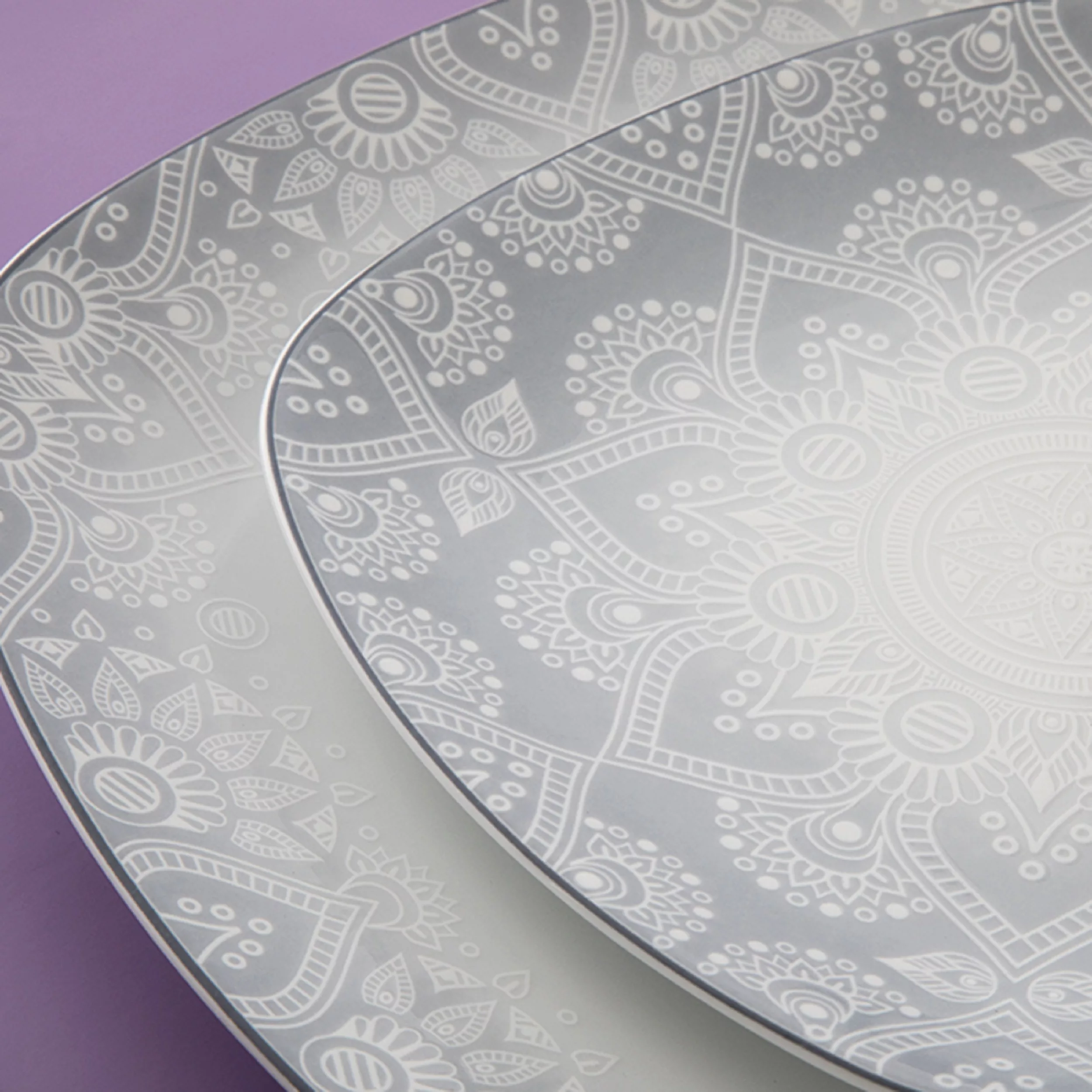 سرویس غذاخوری 27 پارچه چینی زرین ایران مدل کواترو ادلین درجه 3