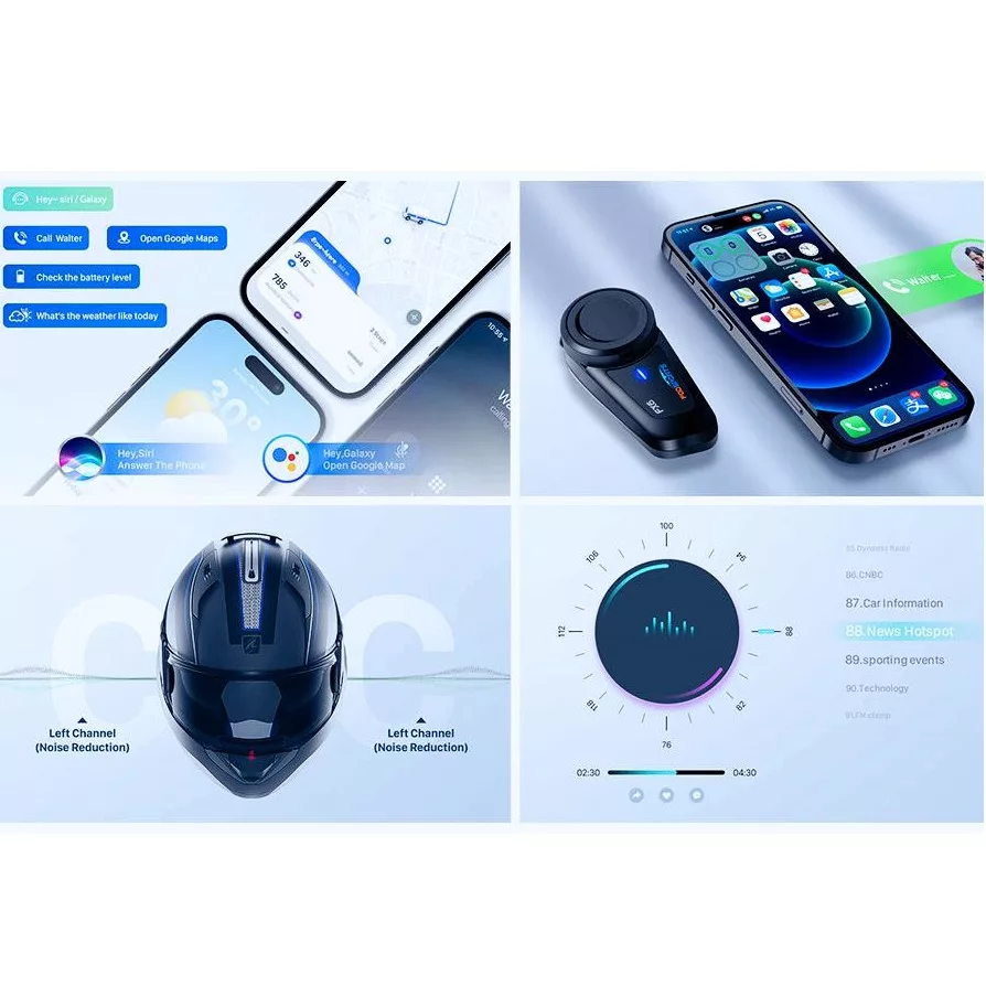 هدست کلاه کاسکت فوداسپورتس مدل FX6