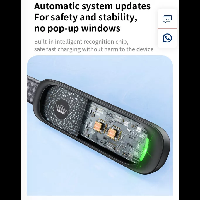 کابل تبدیل USB-C ترانیو مدل CC-3 طول 1.2 متر