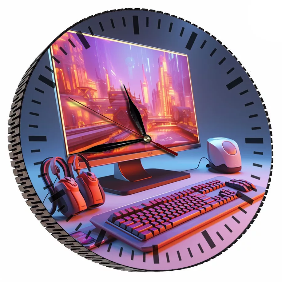 ساعت دیواری مدل کامپیوتر