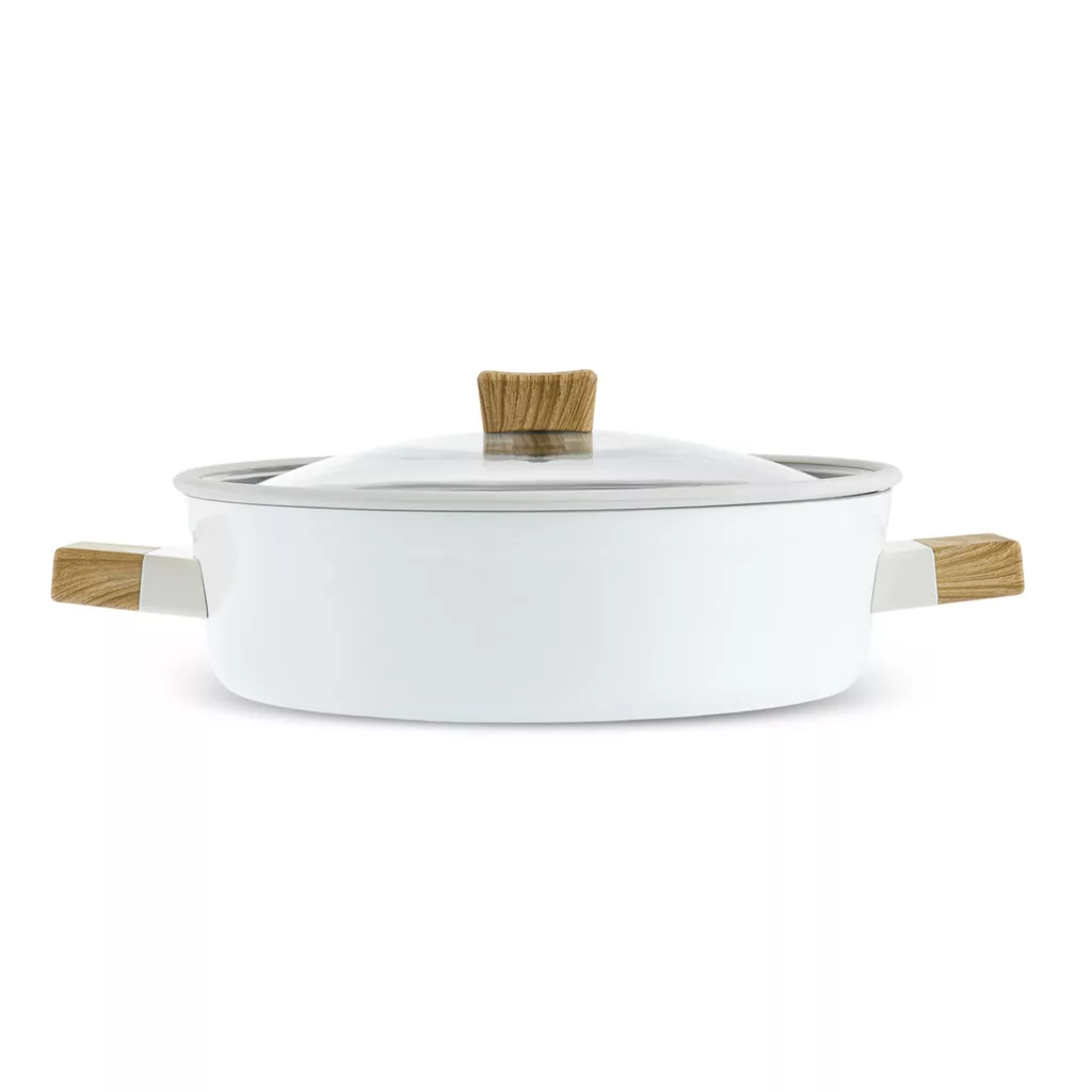 سرویس قابلمه و تابه سرامیکی 7 پارچه کاراجا مدل Swiss Crystal