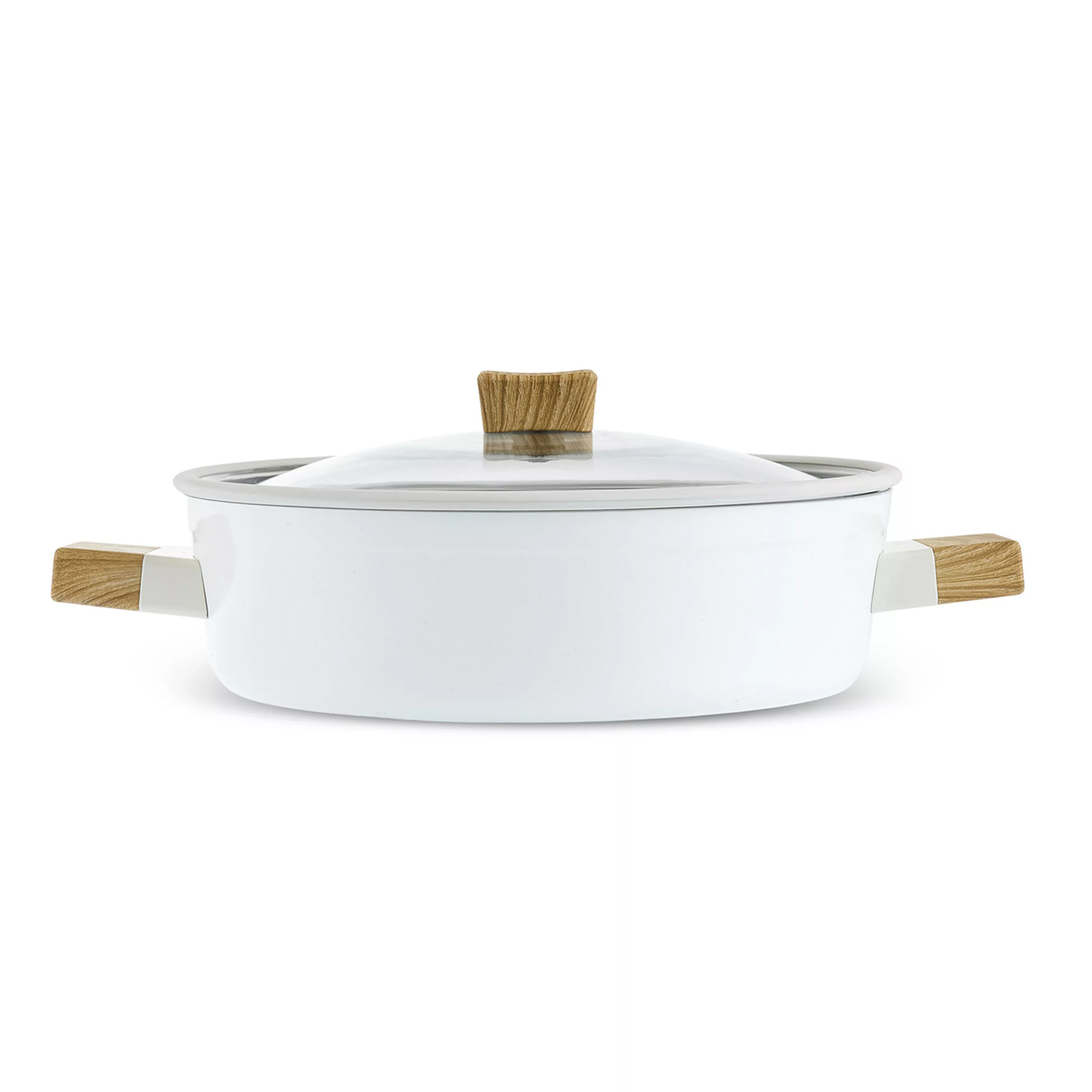 سرویس قابلمه و تابه سرامیکی 7 پارچه کاراجا مدل Swiss Crystal