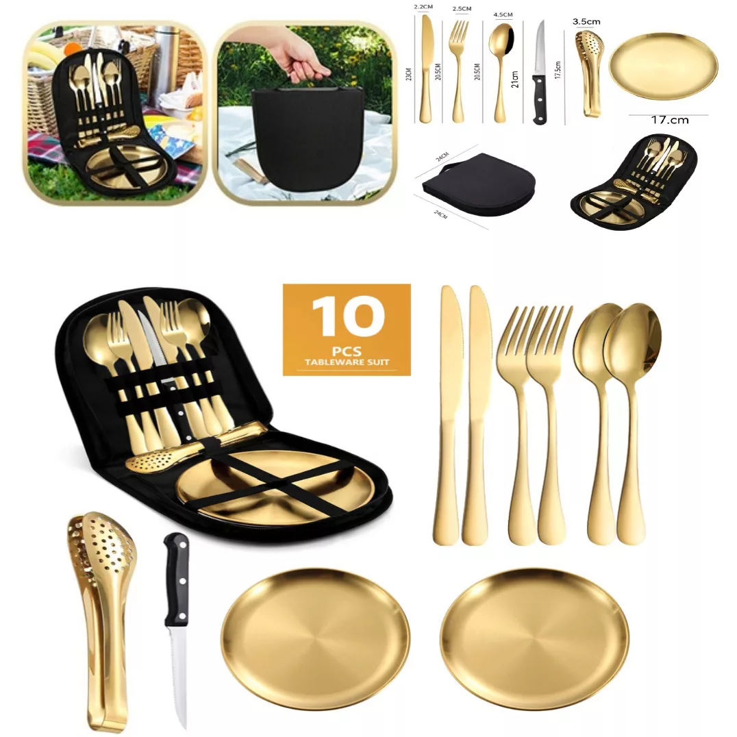 مجموعه ظروف سفری مدل SW101 مجموعه 10 عددی