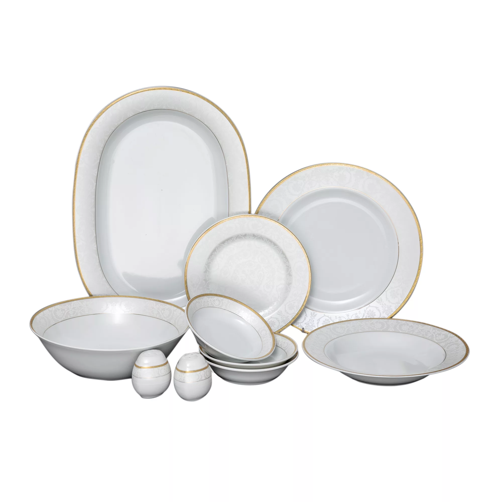 سرویس غذاخوری 28 پارچه 6 نفره مقصود مدل هنریک