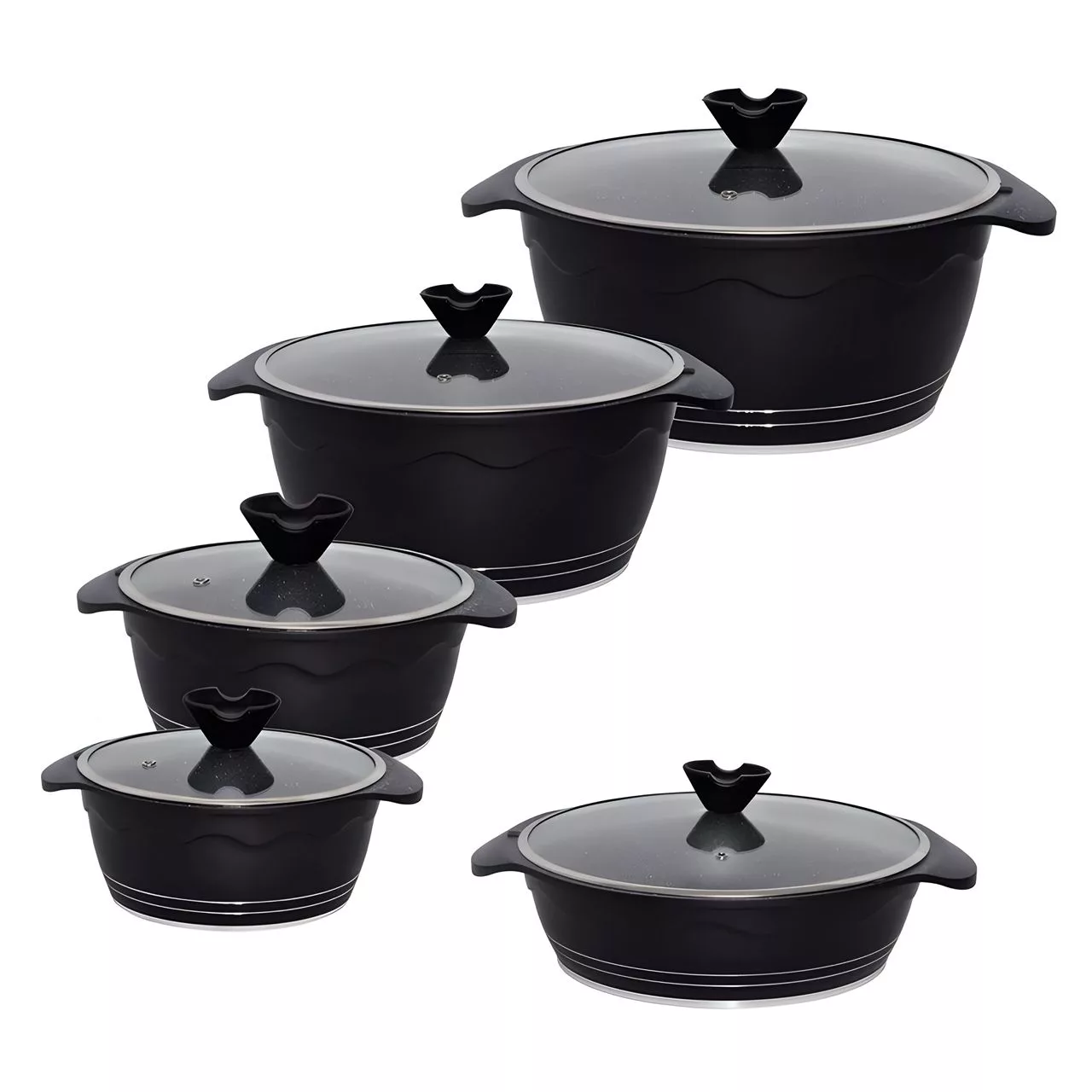 سرویس قابلمه و تابه چدنی 12 پارچه مدل ریو