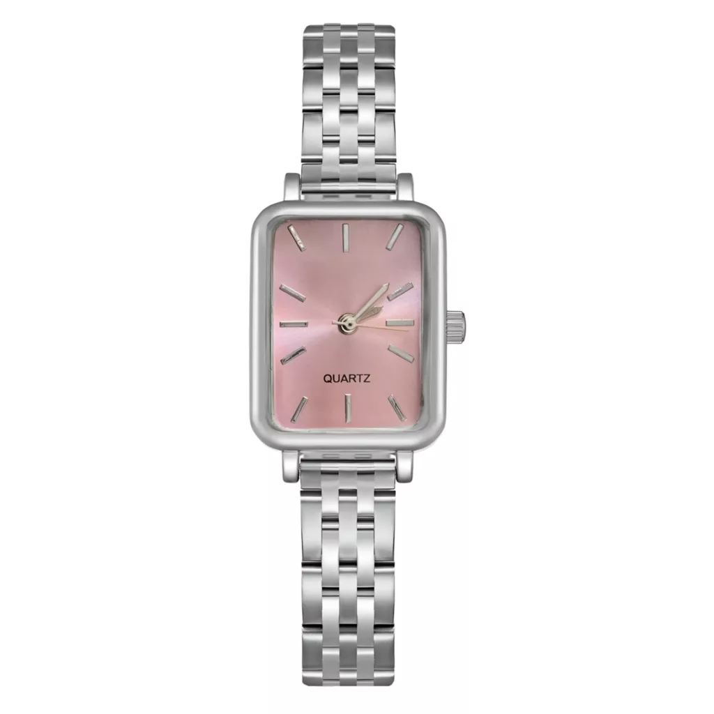 ساعت مچی عقربه‌ای کوارتز زنانه مدل کلاسیک بند فلزی لوکس کد R3