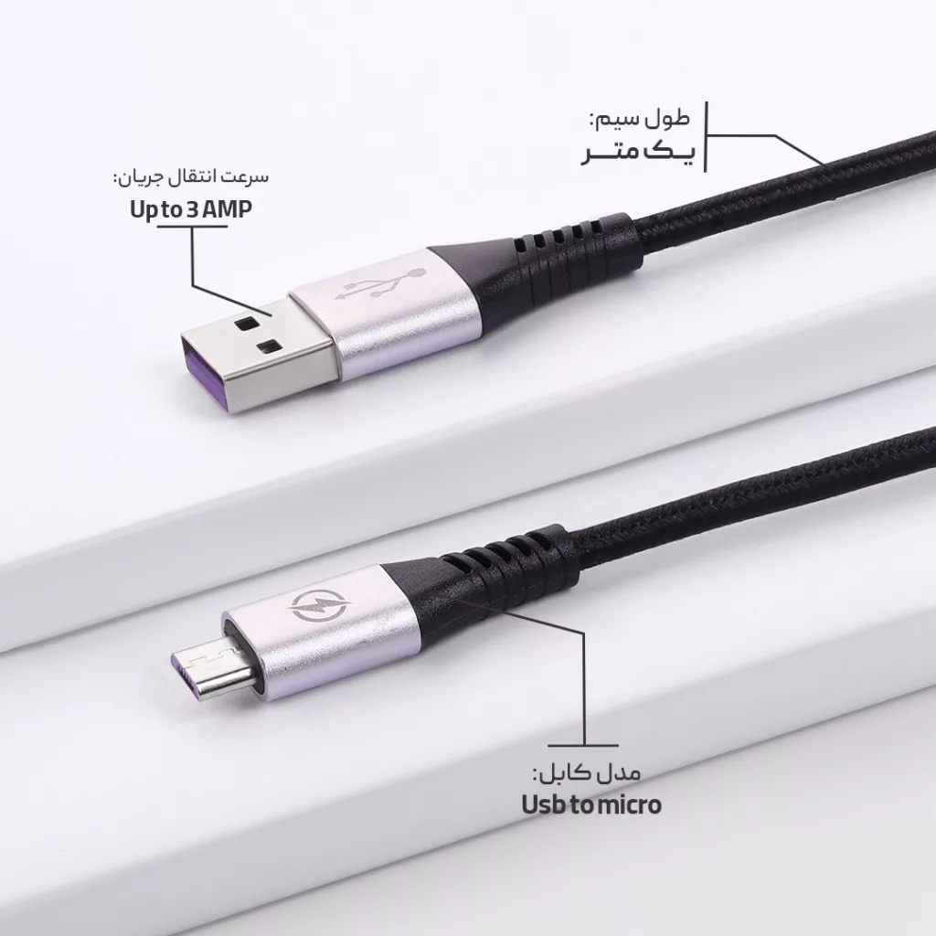 کابل تبدیل USB به Micro-USB ایتی لینک مدل ETL 005 طول 1 متر