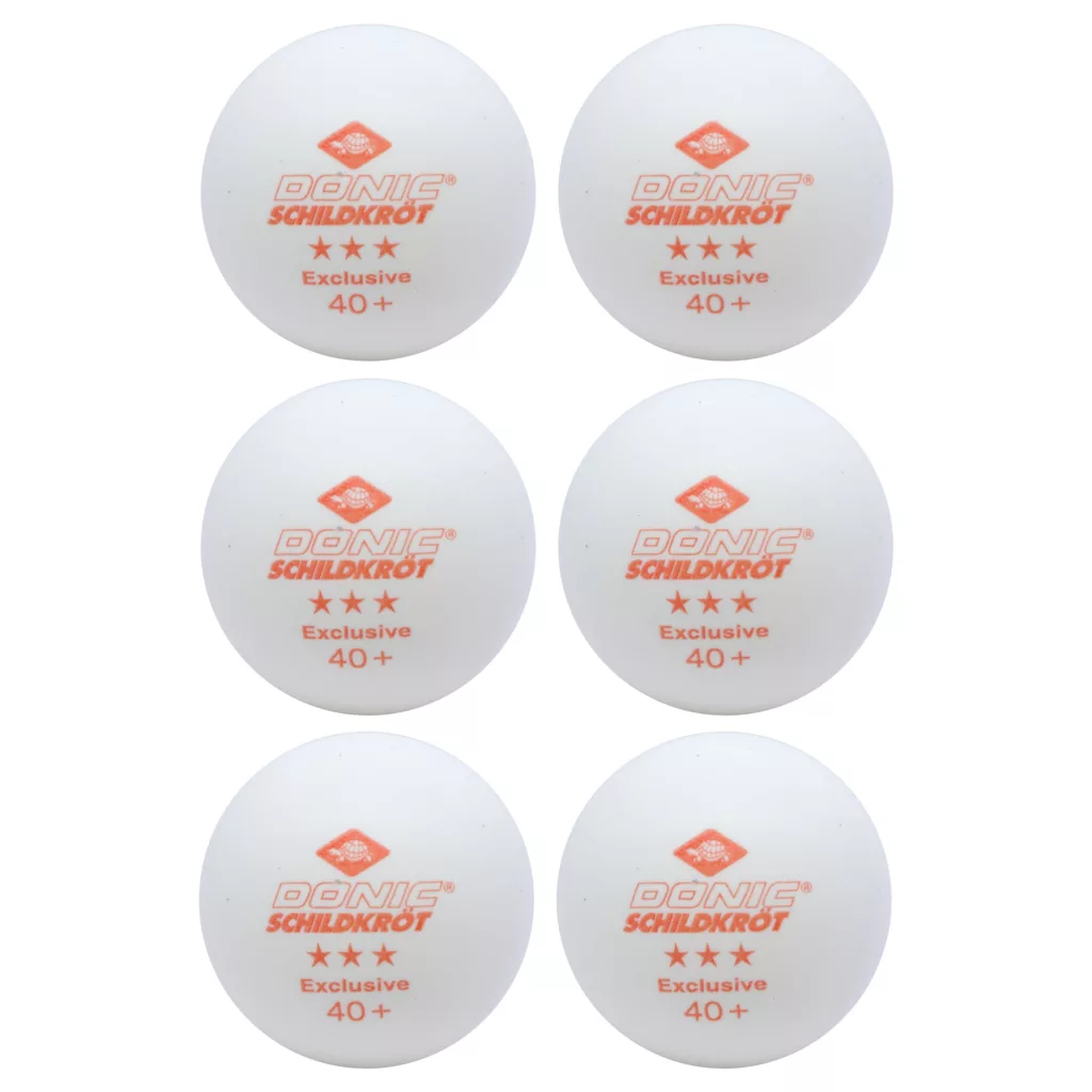 توپ پینگ پنگ دانیک شیلدکروت مدل  Exclusive 3 Stars بسته 6 عددی