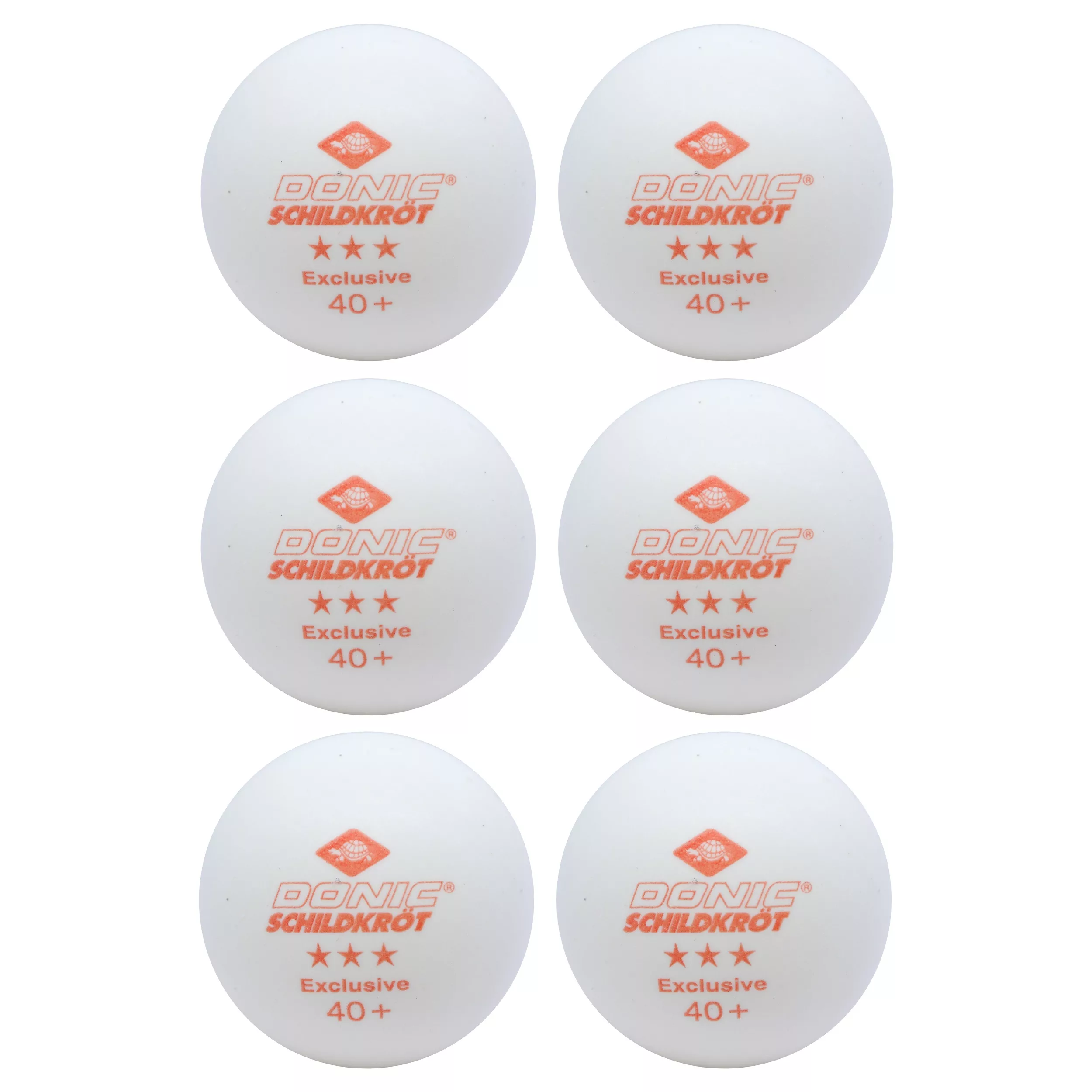 توپ پینگ پنگ دانیک شیلدکروت مدل  Exclusive 3 Stars بسته 6 عددی