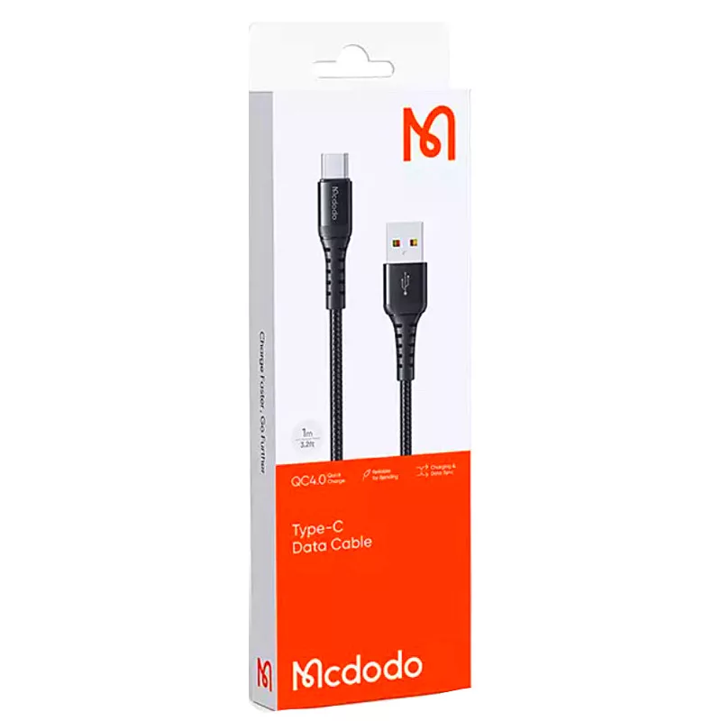 کابل شارژر  USB به USB-C مک دودو مدل CA-227 طول 1 متر