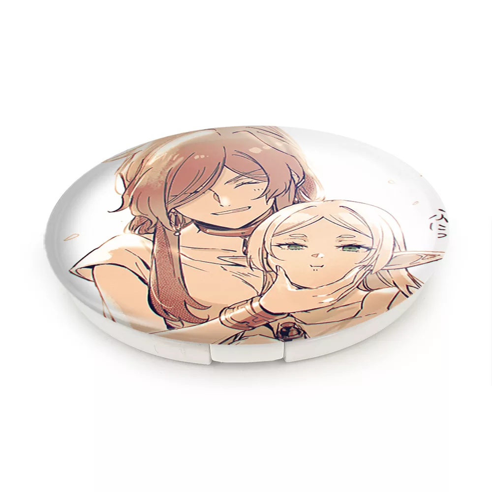 آینه جیبی خندالو طرح فریرن و فلامه انیمه فریرن مدل تاشو کد 33843