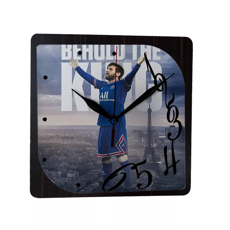 ساعت دیواری طرح لیونل مسی کد tm12