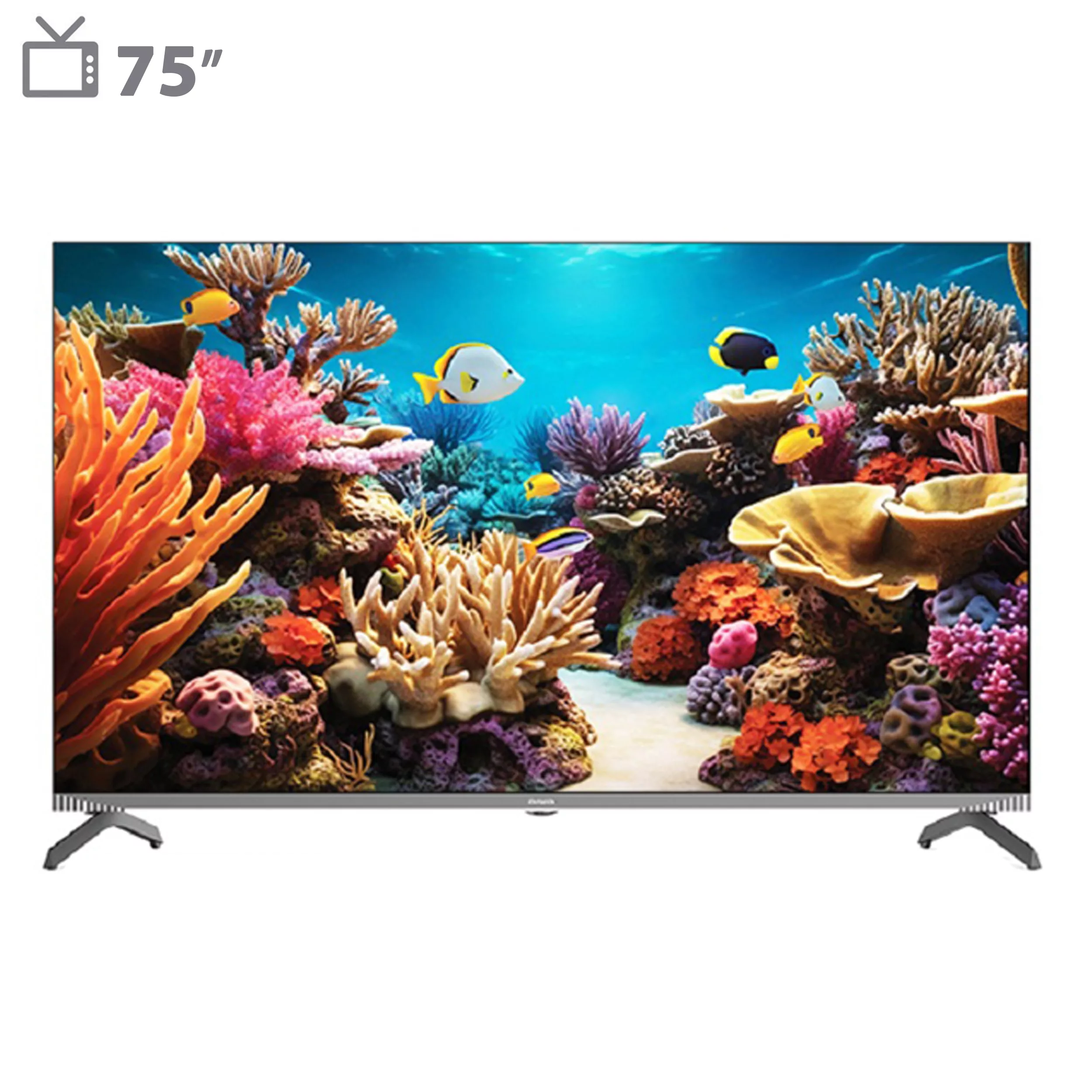 تلویزیون کیو ال ای دی هوشمند آیوا مدل ZQ-GC3H75UHD سایز 75 اینچ