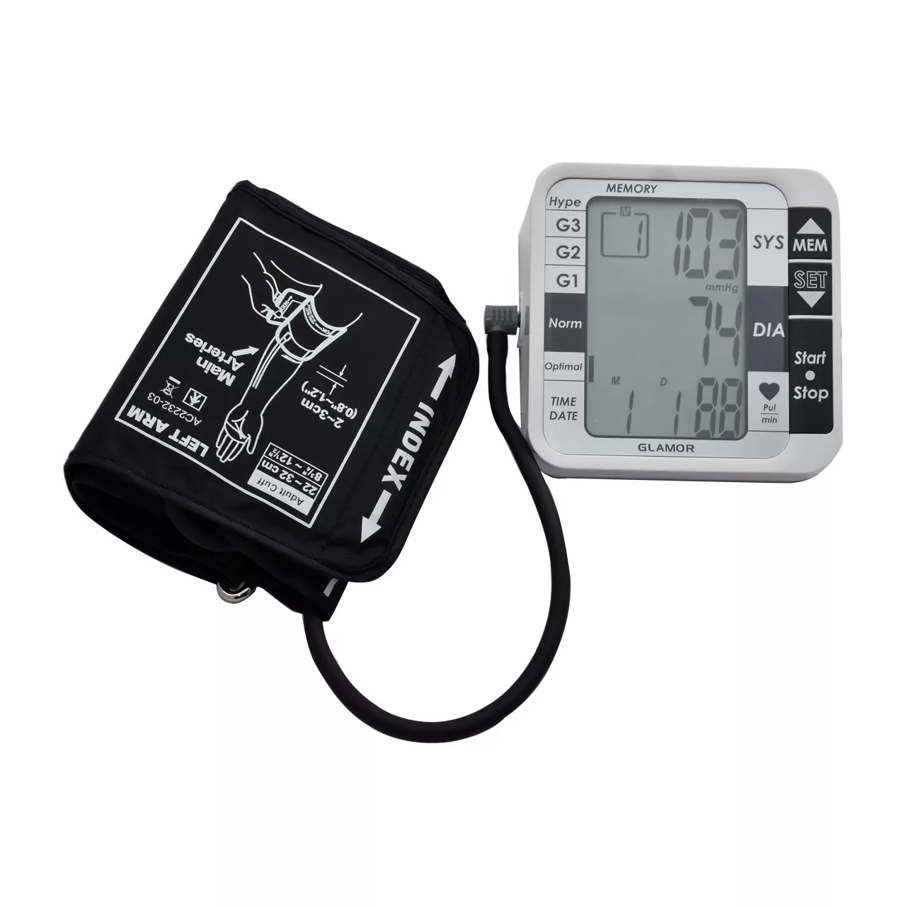 فشارسنج بازویی دیجیتال گلامور مدل TMB-1112