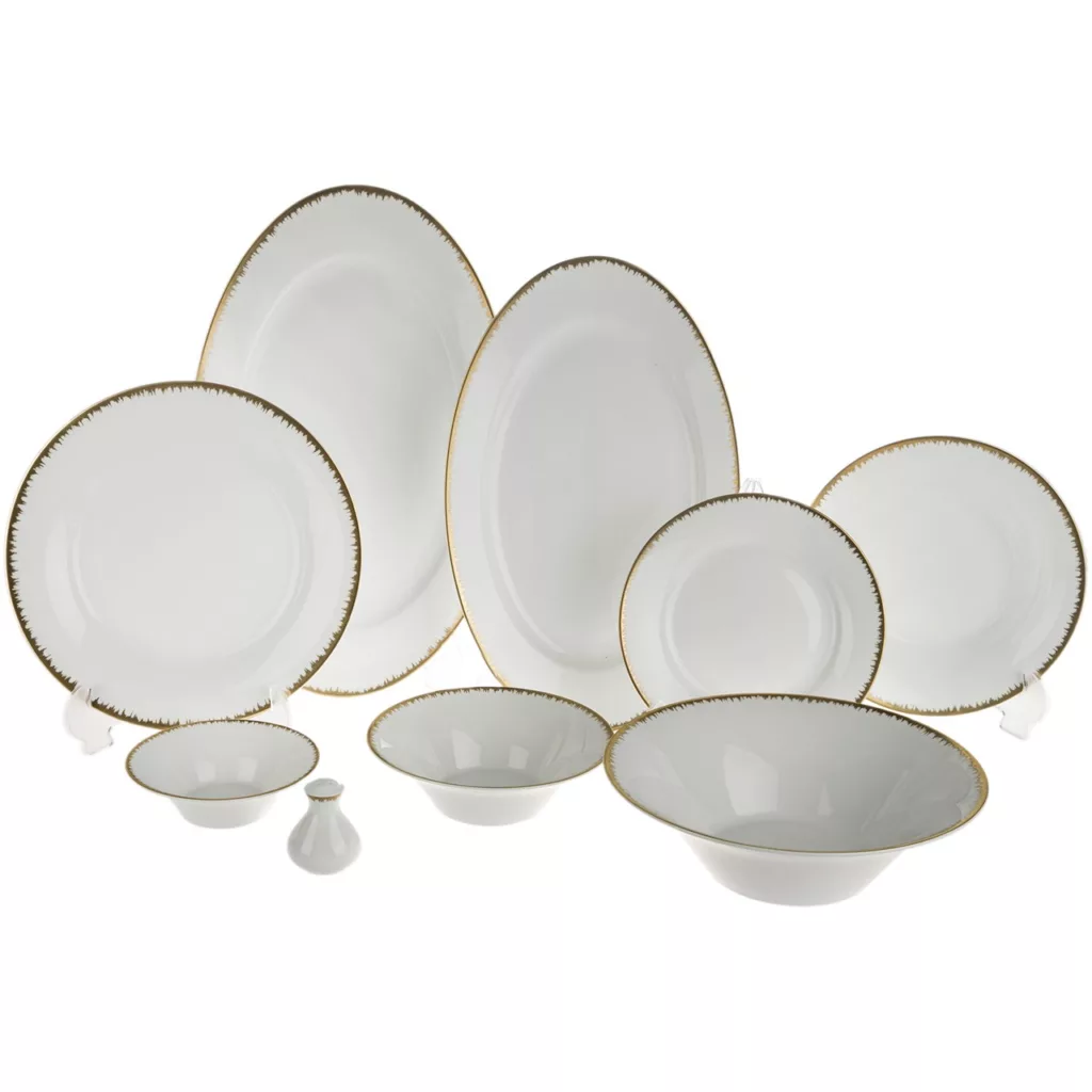 سرویس غذاخوری 35 پارچه چینی زرین ایران مدل شهرزاد رویال درجه عالی