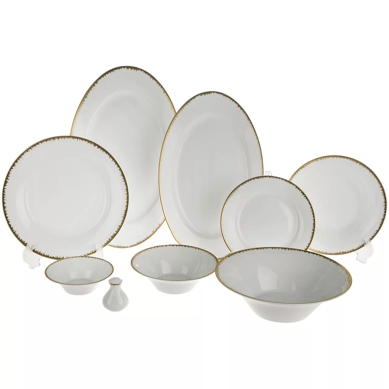 سرویس غذاخوری 35 پارچه چینی زرین ایران مدل شهرزاد رویال درجه عالی