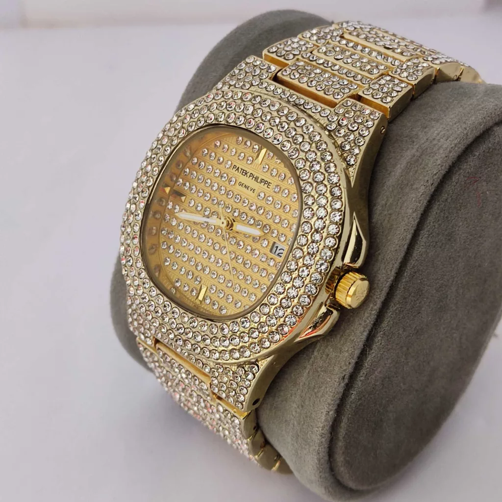 ساعت مچی عقربه ای زنانه مدل فول نگین