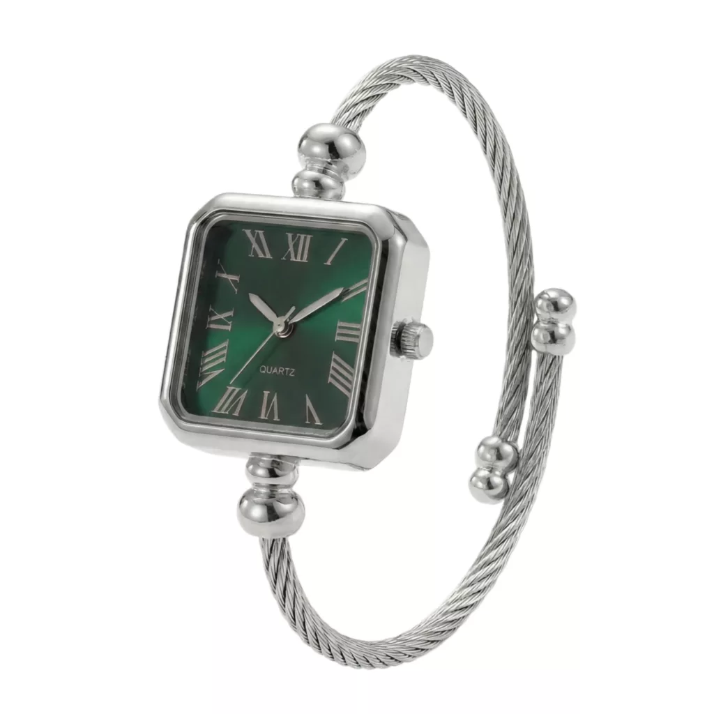 ساعت مچی عقربه‌ای کوارتز زنانه مدل مینیمال اسپرت بند النگویی کد ۲