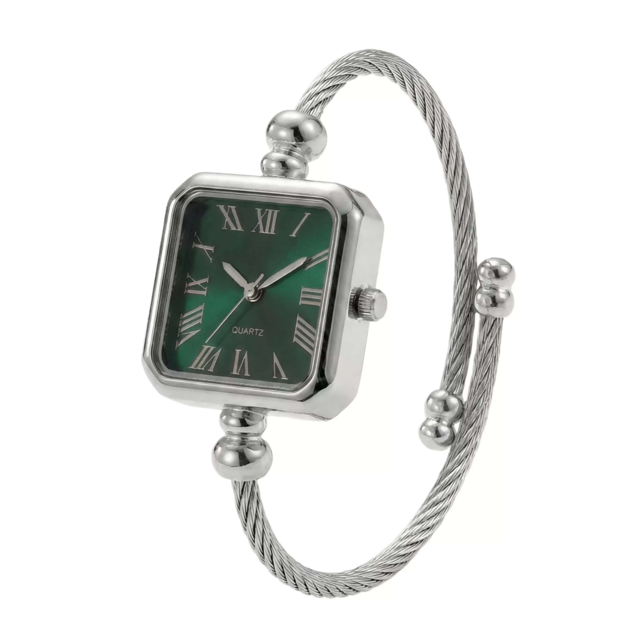 ساعت مچی عقربه‌ای کوارتز زنانه مدل مینیمال اسپرت بند النگویی کد ۲